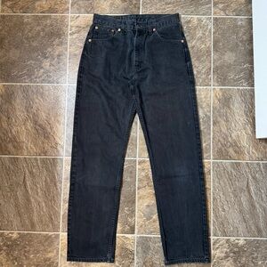 LEVI'S 521 04 Jeans Mens Black Regular Straight W31 L32